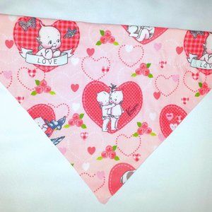 X-Large Size Dog  Kewpie Doll Slide-thru Pet Scarf